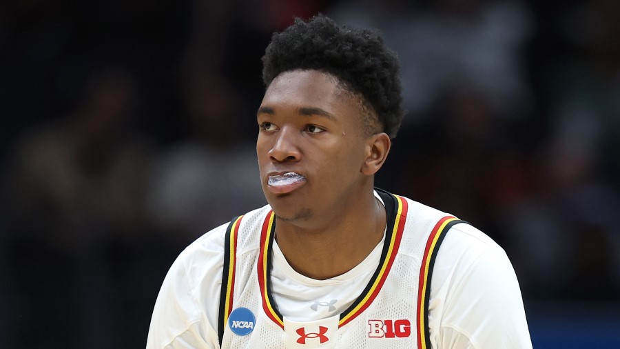 Derik Queen #25 of the Maryland Terrapins