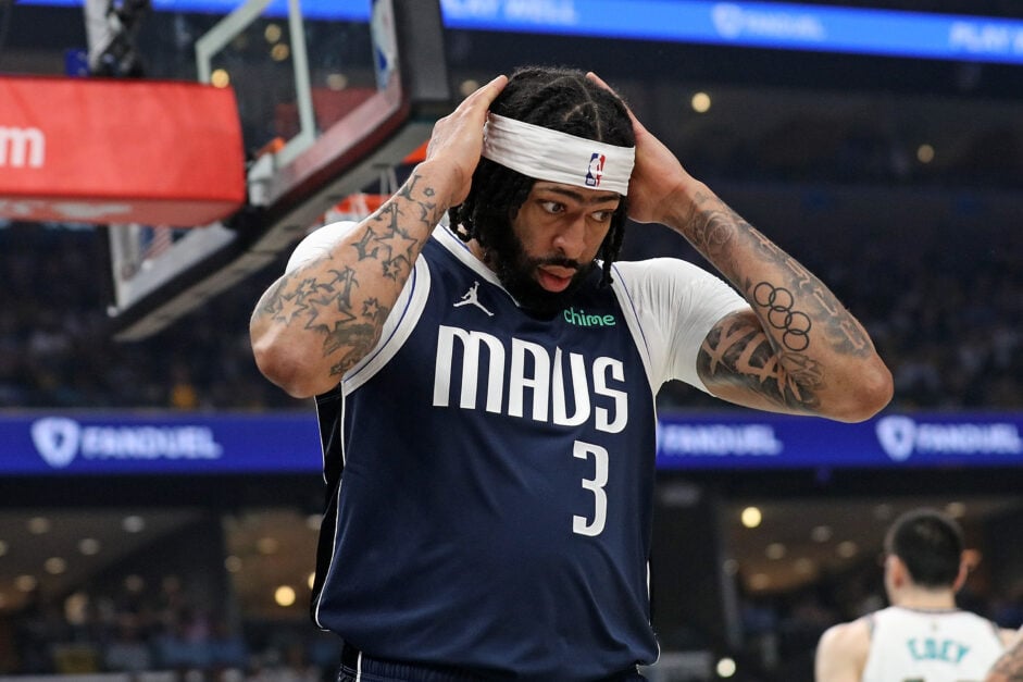 Anthony Davis was traded to the Dallas Mavericks in February this season