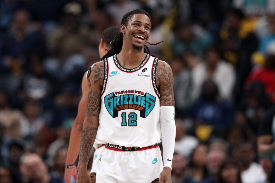 Ja Morant on the Memphis Grizzlies