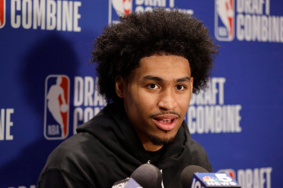 Dylan Harper at the 2025 NBA Draft Combine