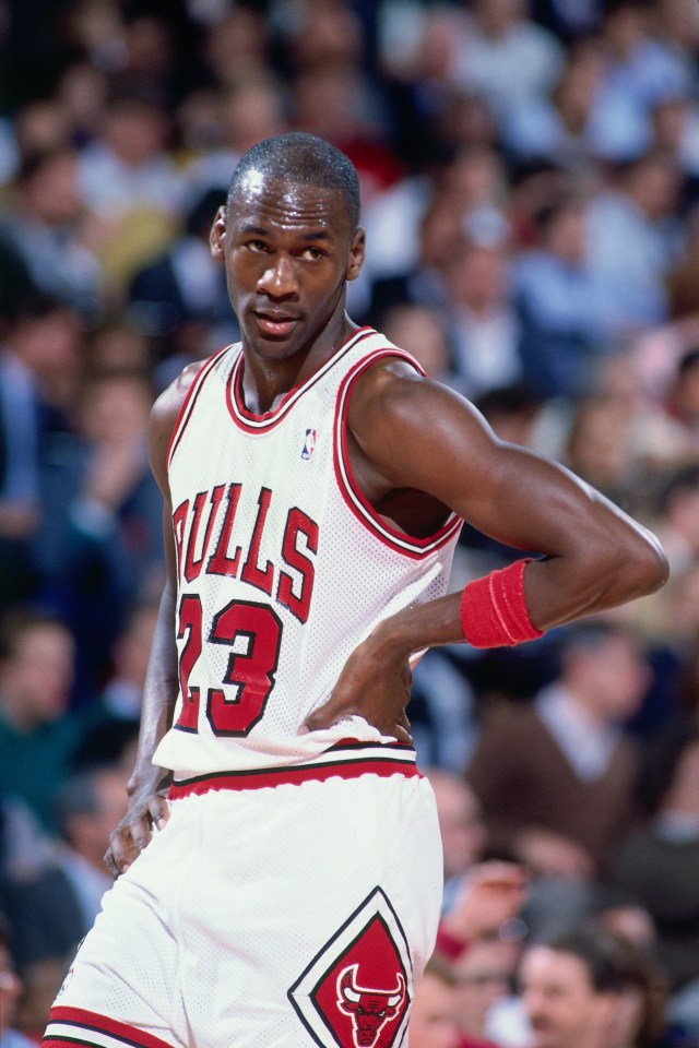 CHICAGO - 1988:  Michael Jordan #23 of the Chicago Bulls looks on during a game played circa 1988 at Chicago Stadium in Chicago, Illinois. NOTE TO USER: User expressly acknowledges and agrees that, by downloading and/or using this photograph, user is consenting to the terms and conditions of the Getty Images License Agreement.  Mandatory Copyright Notice: Copyright 1988 NBAE (Photo by Andrew D. Bernstein/NBAE via Getty Images)