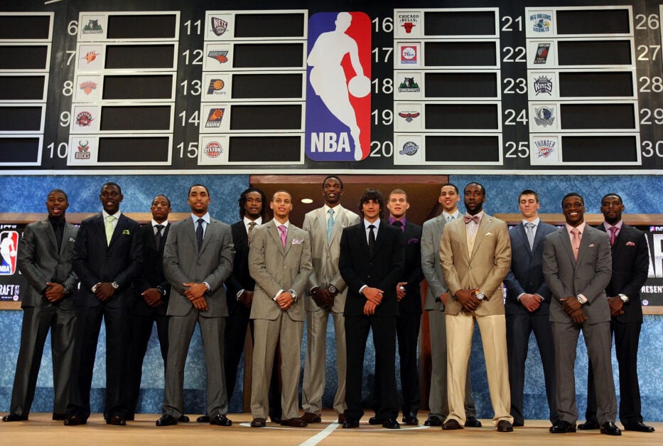 Stephen Curry and the rest of the top prospects from 2009 NBA Draft.