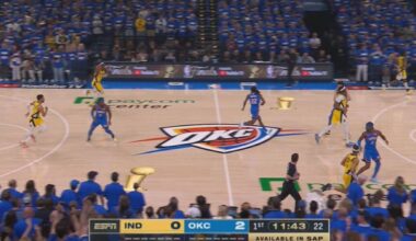 NBA Finals 2025: Digital Larry O’Brien Trophies on court made things worse