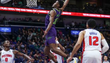 Poor-shooting Pelicans have season-worst points total in 127-81 loss to Pistons