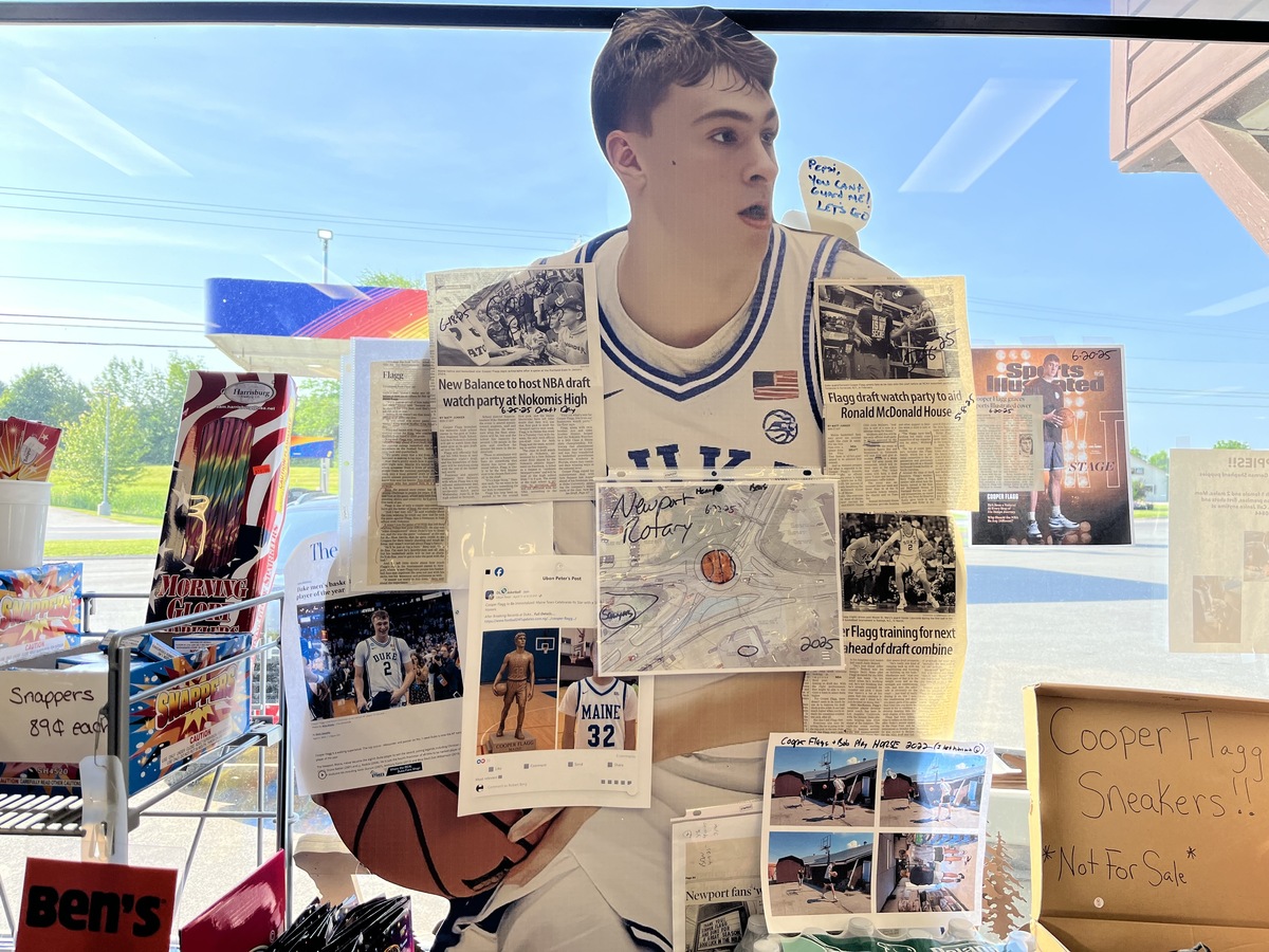 Cooper Flagg’s hometown is buzzing ahead of the NBA draft