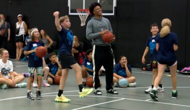 Watch: Timberwolves G Jaylen Clark coaches Minnesota youth at basketball camp