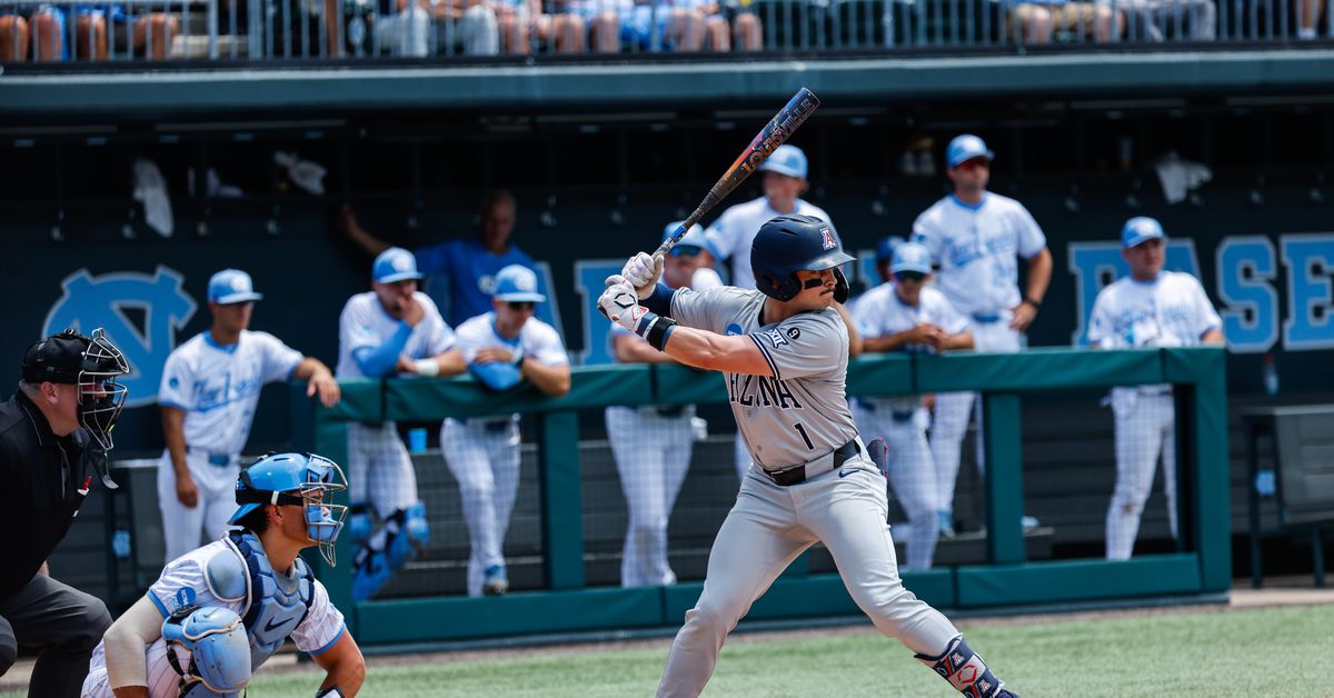 NCAA Baseball Tournament: Arizona Wildcats crushed in Super Regional opener at North Carolina