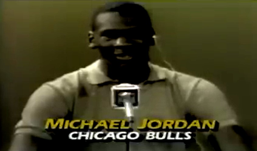 A young Jordan was careful with his words and did his best to fit in