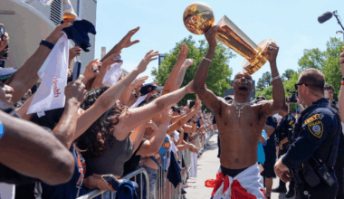 Kentucky HC Mark Pope and guard Koby Brea
