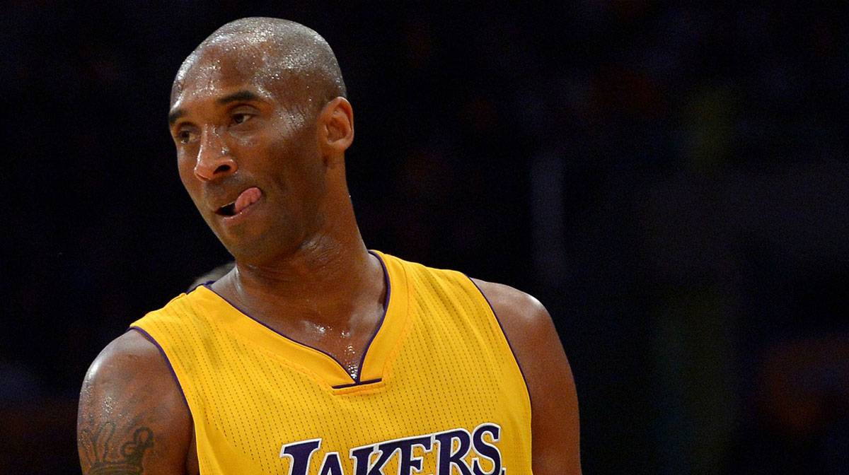 Los Angeles Lakers forward Kobe Bryant (24) in the first half of the game against the Minnesota Timberwolves at Staples Center.