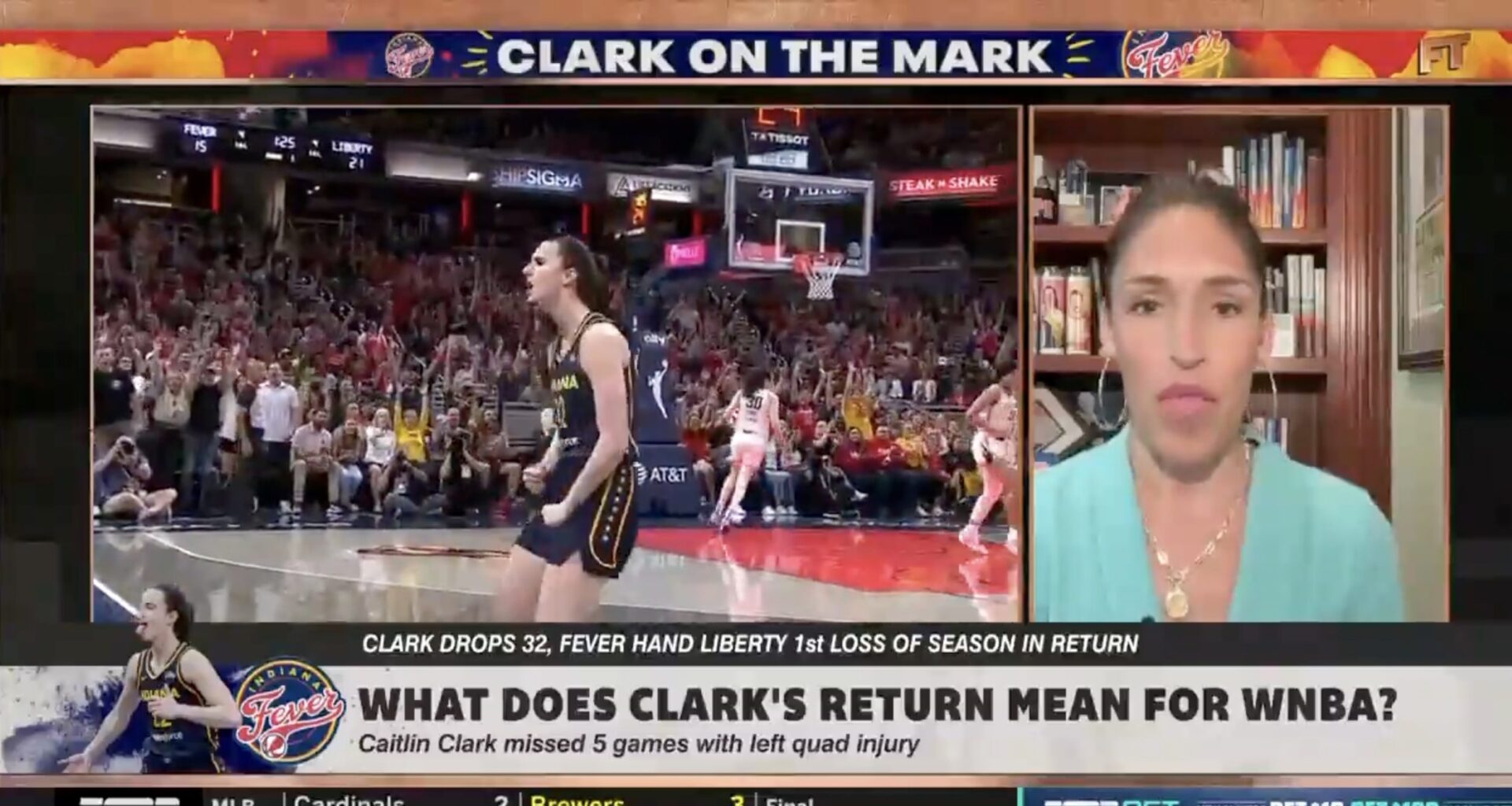 'We know how much Caitlin [Clark] drives ratings'