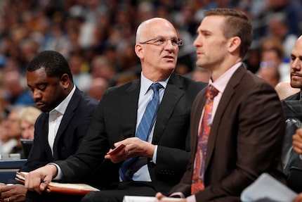 Charlotte Hornets assistant coach jay Triano in the first quarter of an NBA basketball game...