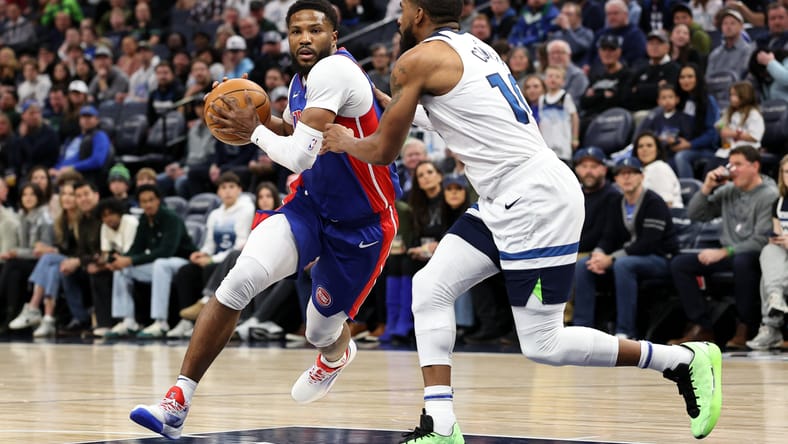 Malik Beasley - Detroit Pistons at Minnesota Timberwolves