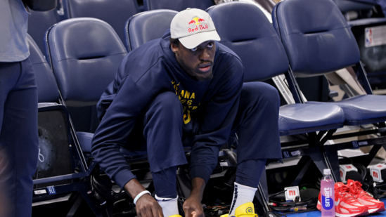 Indiana Pacers forward Pascal Siakam ahead of the NBA Finals (AP)
