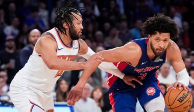 Pistons fall to Knicks 118-116 in their first home postseason game since 2019 and now trail the series 2-1