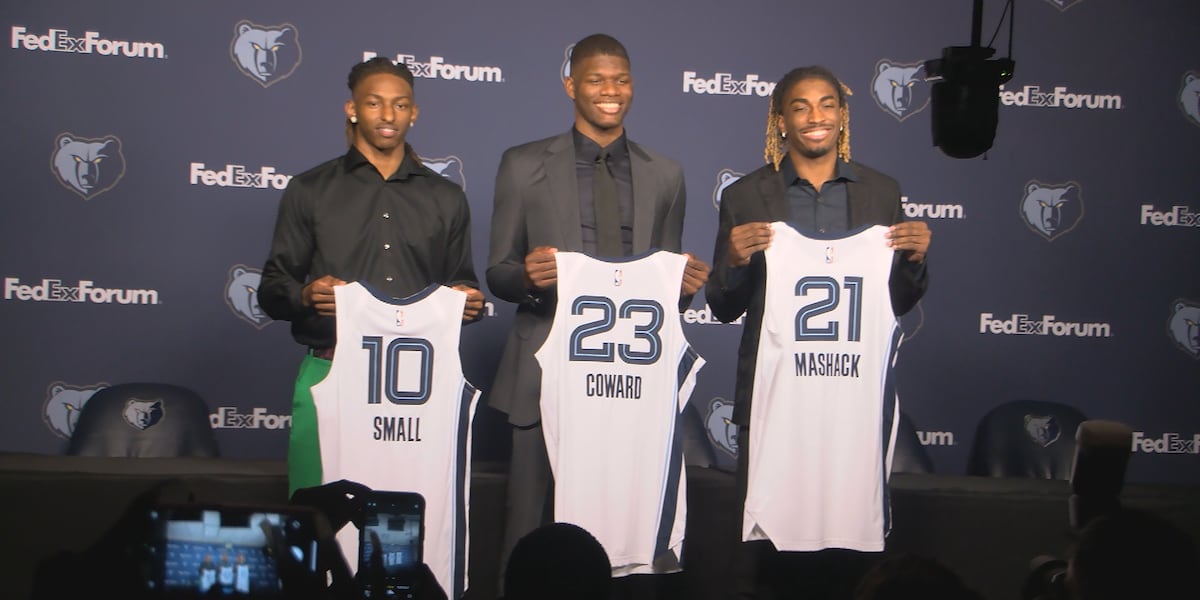 Grizzlies introduce 2025 draft class at FedExForum