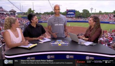 Richard Jefferson wears pro-Doris Burke shirt during interview