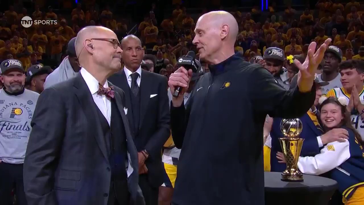 Pacers coach Rick Carlisle pays tribute to Ernie Johnson, TNT
