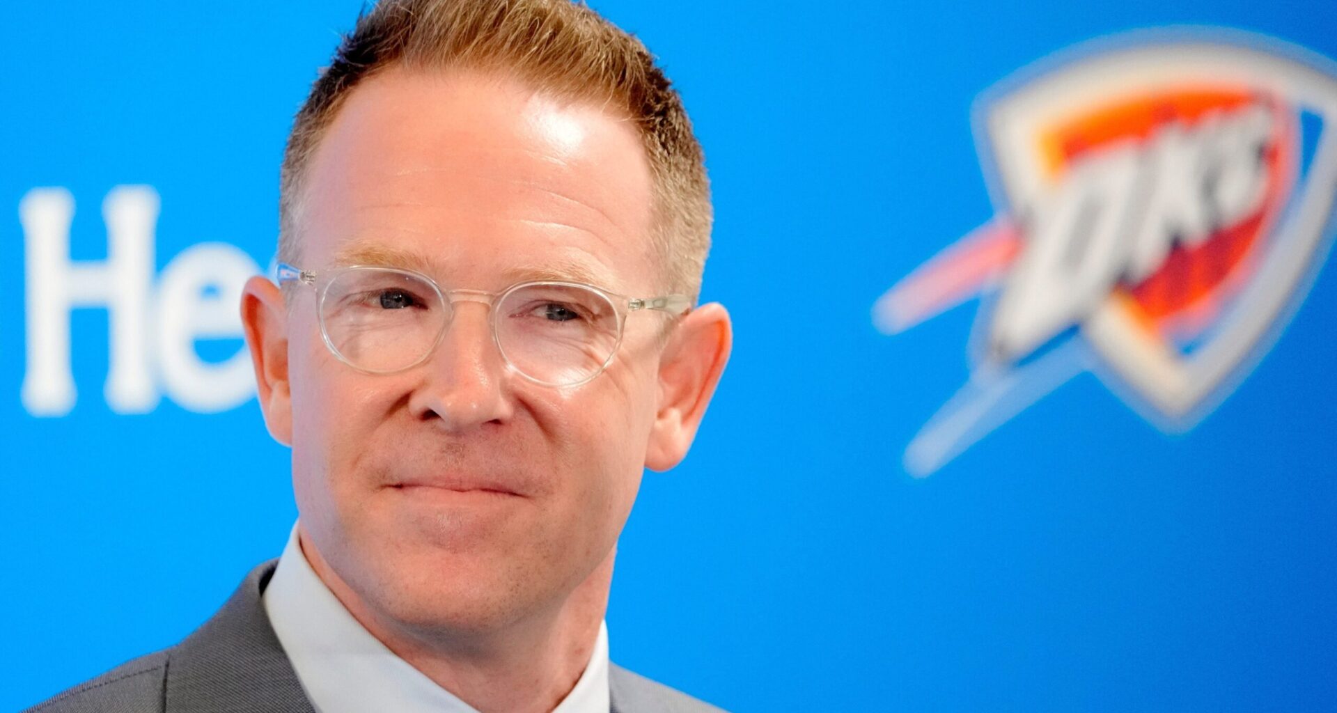 Thunder general manager Sam Presti speaks during an introductory press conference for the 2024 Thunder draft picks at Oklahoma Contemporary Arts Center in Oklahoma City on Saturday, June, 29, 2024.