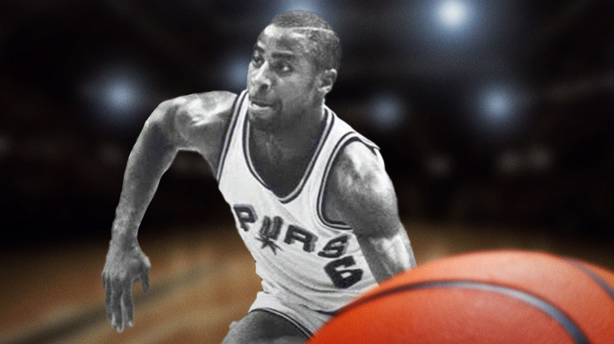 Alfredrick Hughes playing for the Spurs