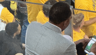 Stephen A. Smith faces criticism after viral NBA Finals photo