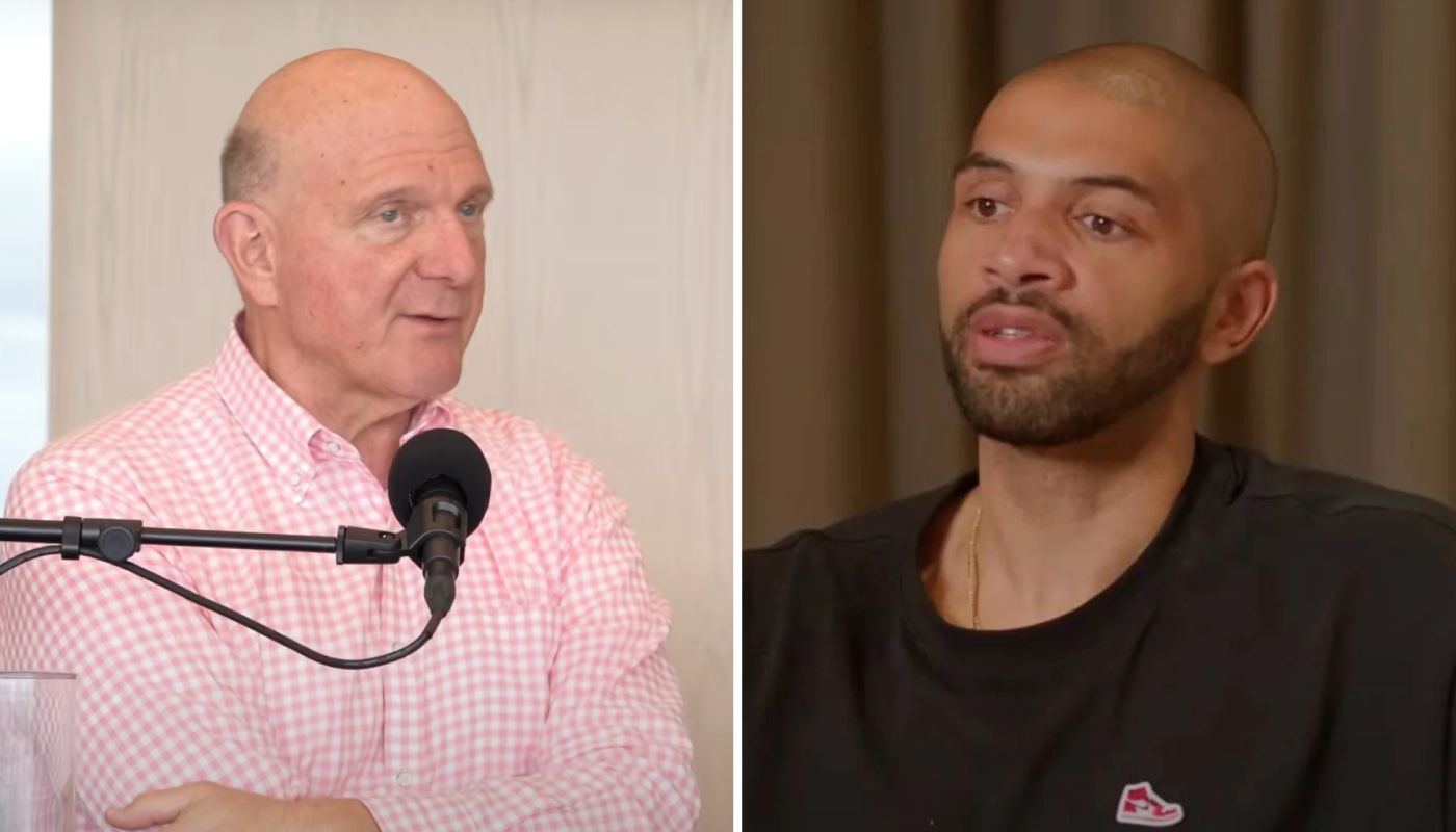 Steve Ballmer et Nico Batum