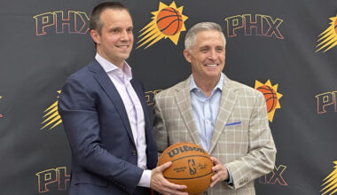 New Phoenix Suns head coach Jordan Ott...