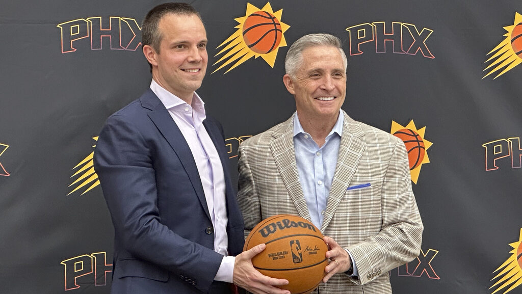 New Phoenix Suns head coach Jordan Ott...