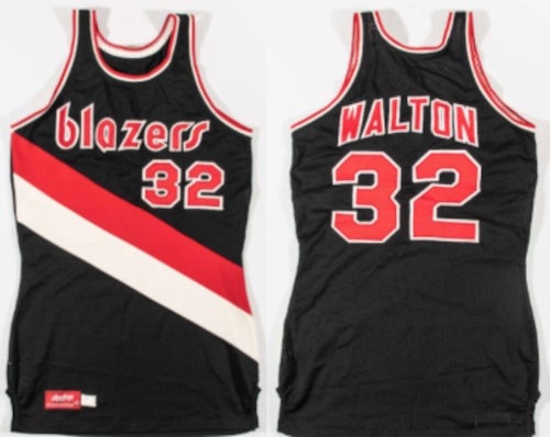 Bill Walton Blazers jersey