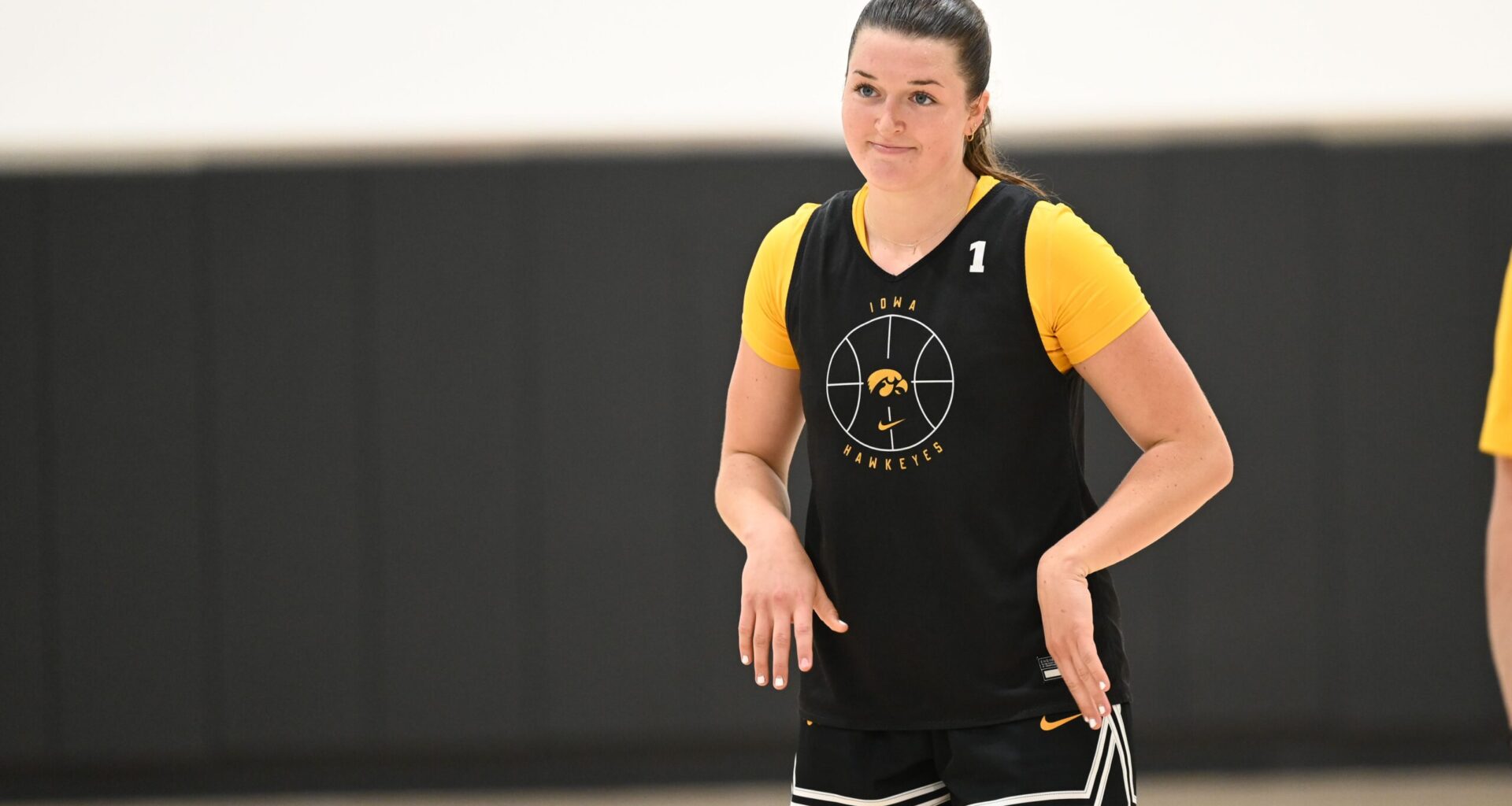 Kylie Feuerbach is back for her sixth and final season at Iowa. (Photo by Dennis Scheidt)