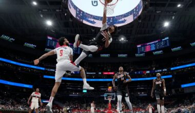 Shaedon Sharpe makes a case for the best dunk in the NBA this season
