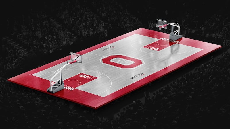 Ohio State basketball court