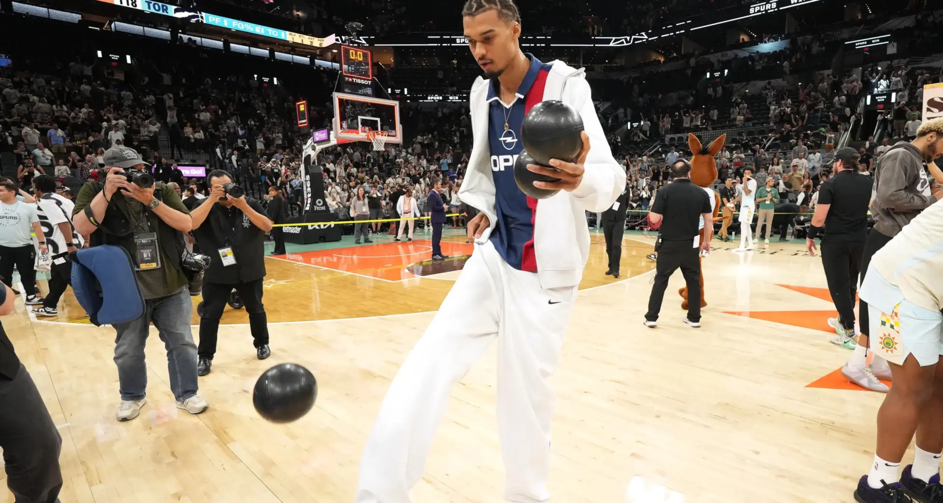 Victor Wembanyama's future looms as Spurs secure third-overall pick in NBA Draft lottery drama