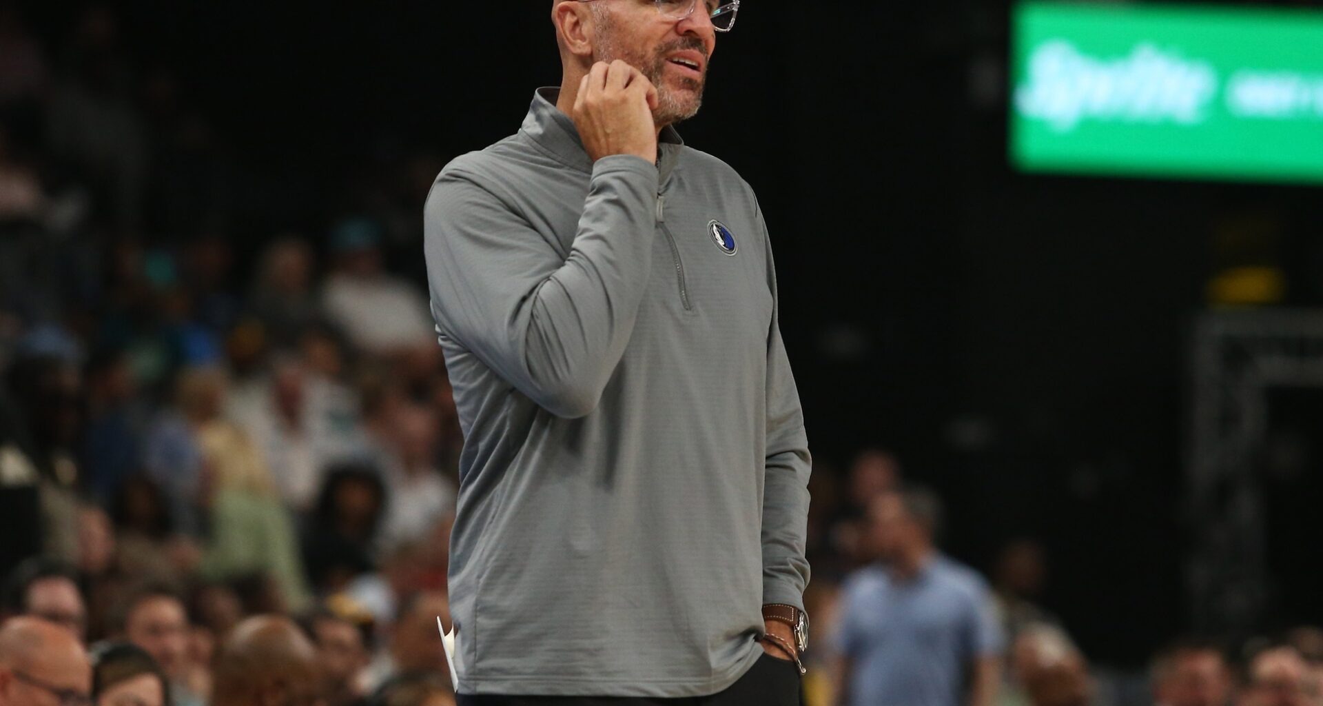 Dallas Mavericks head coach Jason Kidd during the third quarter against the Memphis Grizzlies at FedExForum.