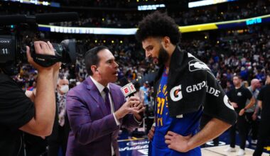 Jorge Sedano replaces Lisa Salters on NBA Finals Game 2 sideline