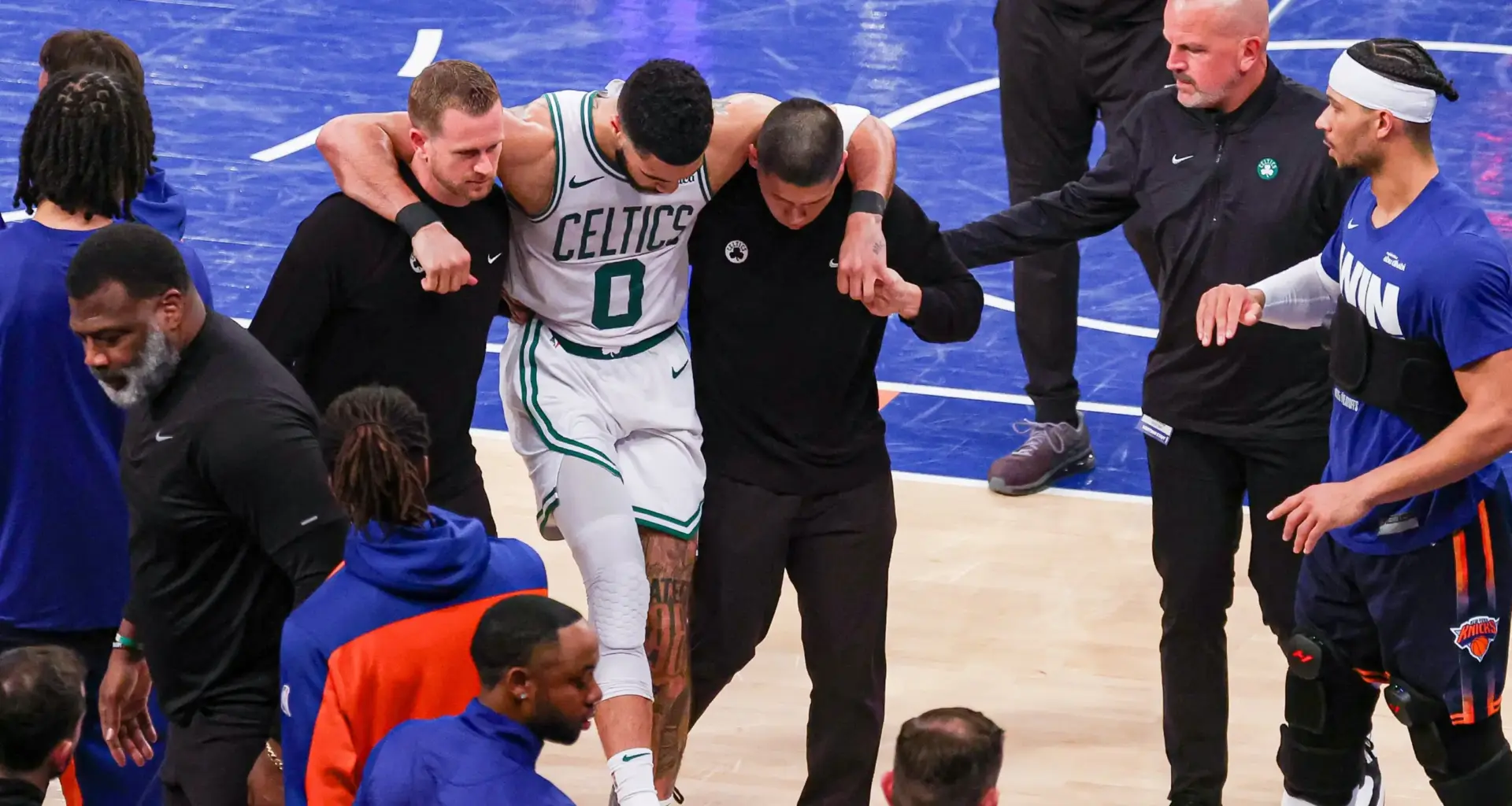 Jayson Tatum battles against adversity as Boston Celtics face playoffs amidst injury chaos