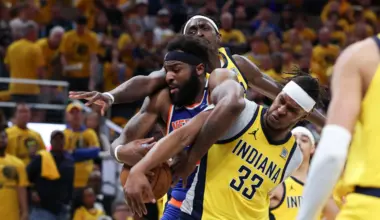 Mitchell Robinson dreams of Knicks' championship parade with 40-foot trailer and mic in hand