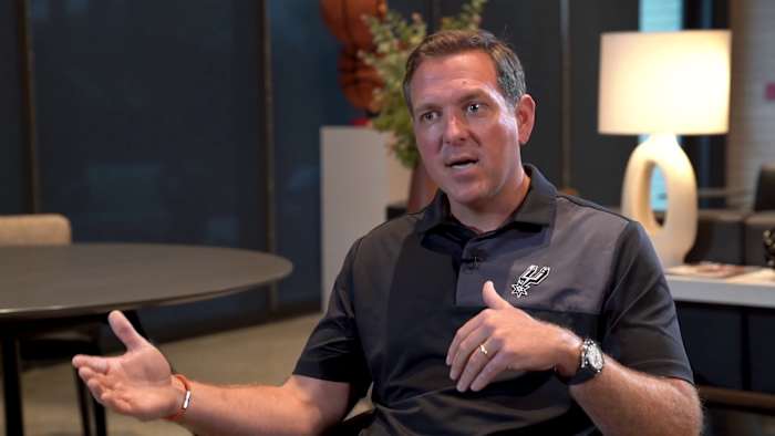 Spurs governor Peter J. Holt on Gregg Popovich’s coaching influence and future with Mitch Johnson