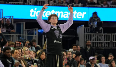 Brandin Podziemski trolls Caitlin Clark with Steph Curry’s celebration – NBC Sports Bay Area & California