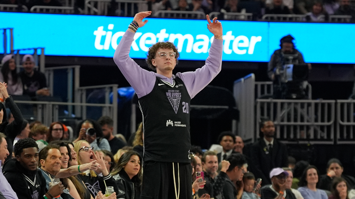 Brandin Podziemski trolls Caitlin Clark with Steph Curry’s celebration – NBC Sports Bay Area & California