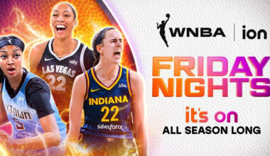 A WNBA on ION graphic for the 2025 season.
