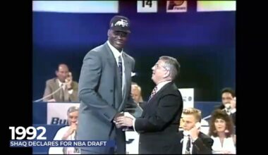 LSU basketball legend Shaq drafted first overall in the 1992 NBA Draft