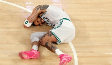Globe photographer Danielle Parhizkaran had moved to a higher spot in Madison Square Garden during Game 4 of the Eastern Conference semifinals against the Knicks to get a better view of the court when Celtics forward Jayson Tatum crumpled to the floor.