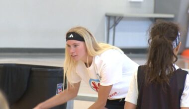 Nebraska’s Britt Prince hosts youth basketball clinic in Elkhorn