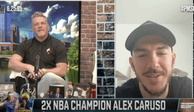 Alex Caruso teases Pat McAfee over NBA Finals 'rally speeches'