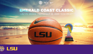 Tiger Basketball Team To Face Drake In First Round Of Emerald Coast Classic In November – LSU