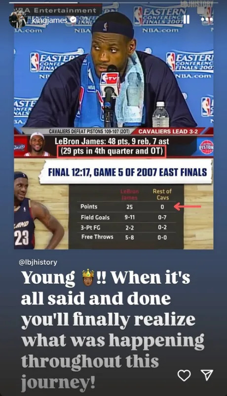 Credit&colon; LeBron James&sol;Instagram