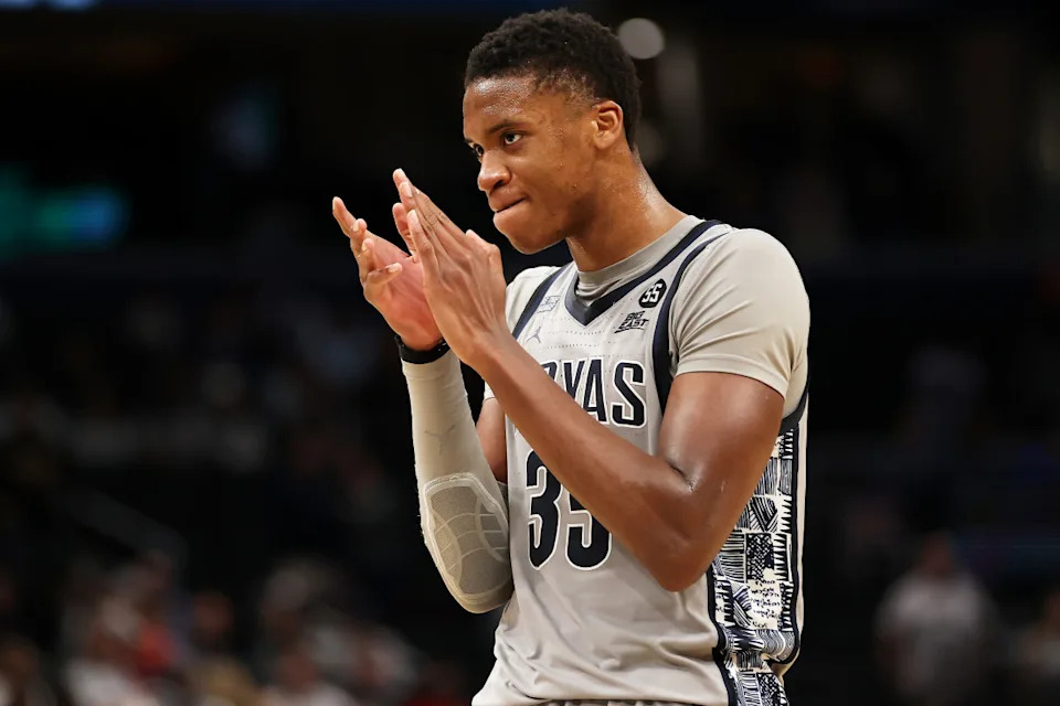 Georgetown Hoyas forward Thomas Sorber (35). © Daniel Kucin Jr&period;-Imagn Images