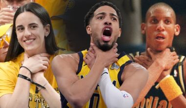Caitlin Clark Mimics Reggie Miller 'Choke Celebration' In Pacers' Comeback Win