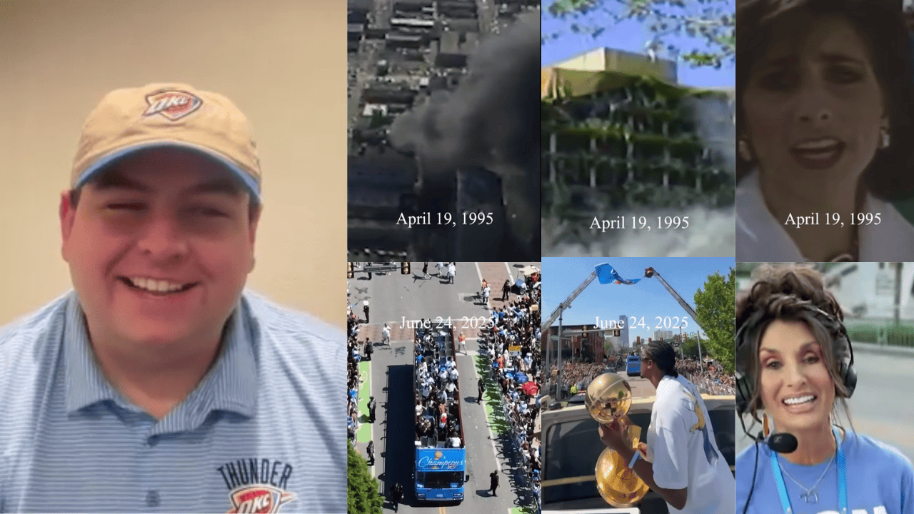 Oklahoma native finds inspiration in Thunder Parade, honors city’s resilience in viral video